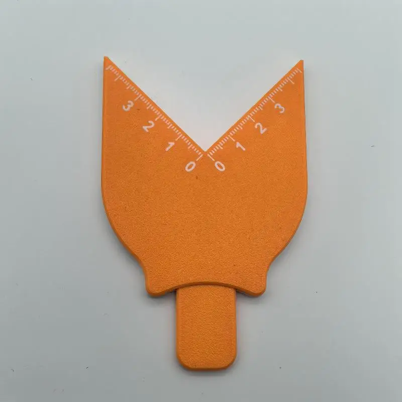 1Pc Portable Radius Measuring Tool with Scale Corner Radius Gauge Measuring Instrument