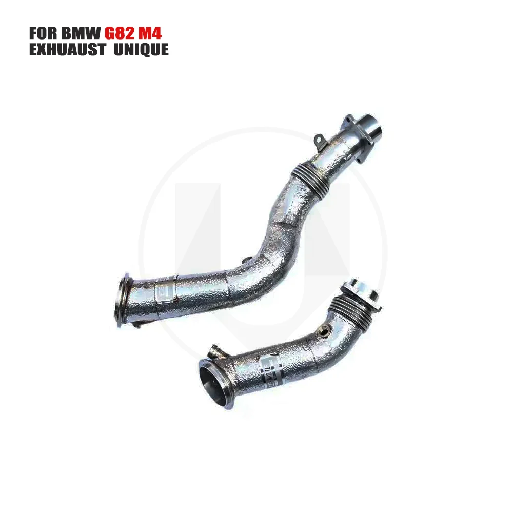 

UNIQUE Exhaust Manifold High Flow Downpipe for BMW G82 M4 3.0T Car Accessories With Catalytic Converter Header Catless Pipe