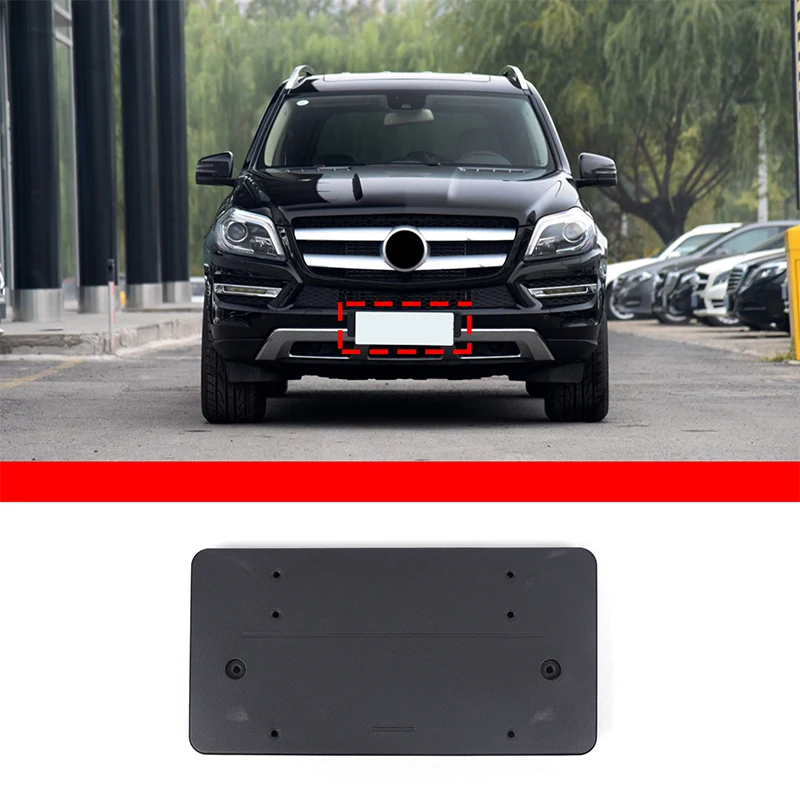 

Front License Plate Holder Replace Number Plate Holder Car Accessory OE 1668850381 For Benz GL GLS X166 2013-2016 Fit US Version