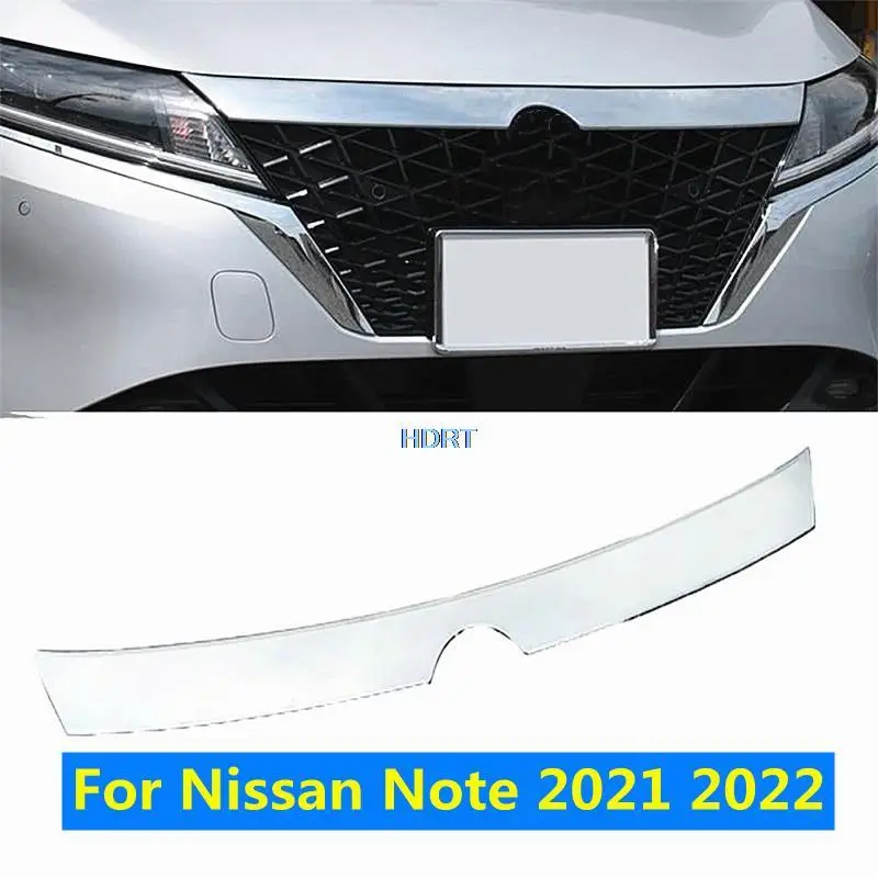 

Car Styling For Nissan Note 2021 2022 Front Machine Grille Cover Trim Strip Molding Cover Moulding Protector Sticker Accessories