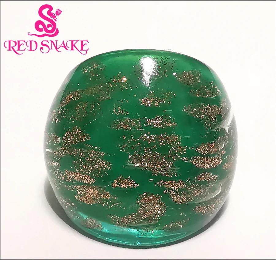 

2 PCS RED SNAKE Brand Fashion Ring Handmade Murano Glass Multifarious Rings RSMG0000#45 Unique Handcrafted Jewelry Accessory5