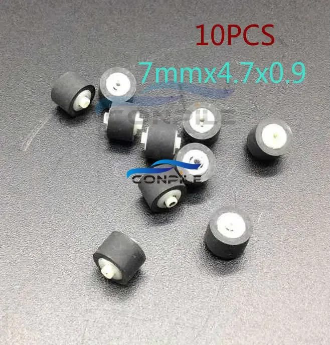 10pcs 7mmx4.7x0.9 pinch roller for belt pulley cassette deck audio tape receorder player Stereo Rubber