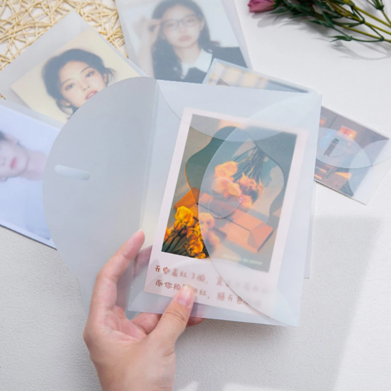 

50Pcs/Lots Blank Translucent Envelope for Invitations 18.4x13.4cm Postcards Giftbox Sulfuric Acid Paper Wedding Business Letters