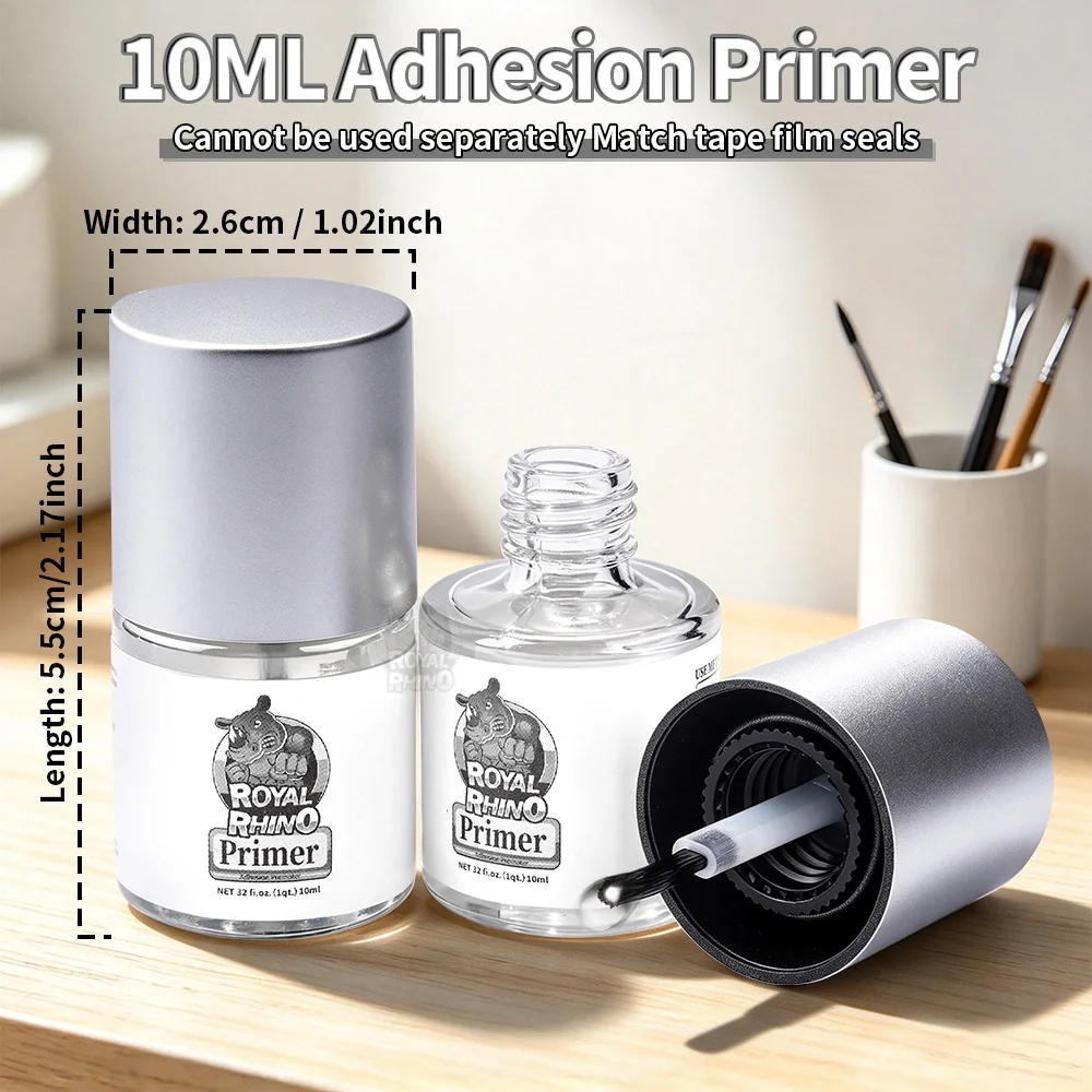 Super Strong Adhesion Promoter Primer 10ML For Boosting Bond of Acrylic Foam Double Sided Tape Ideal For Car Accessories