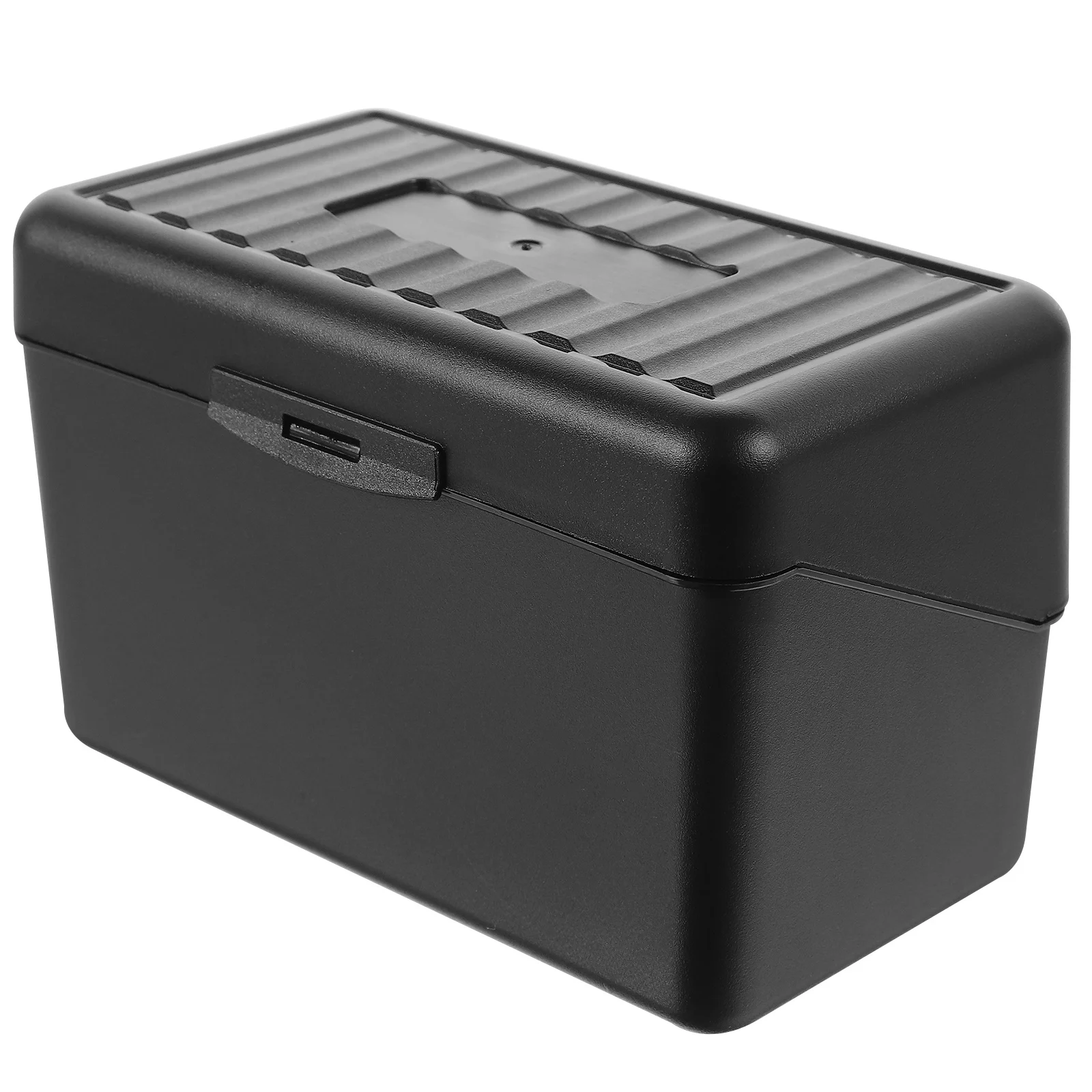 Caja para tarjetas de visita, soporte para tarjetas de plástico, organizador de escritorio, suministros de oficina, contenedor de almacenamiento de tarjetas, Base estable antideslizante