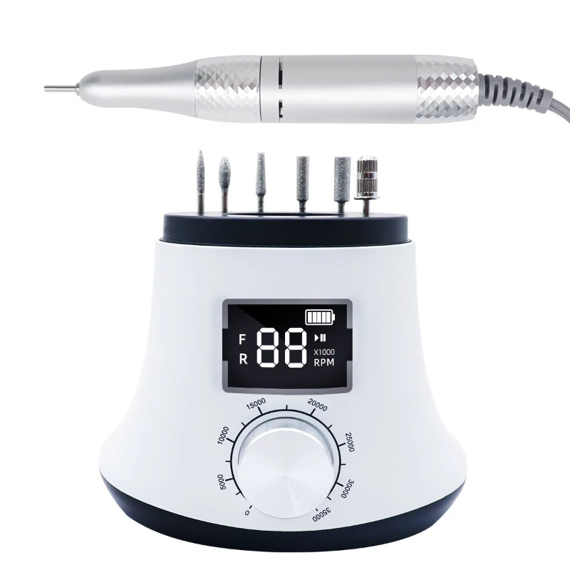 

Nail polisher Portable rechargeable nail rotary table electric nail polisher