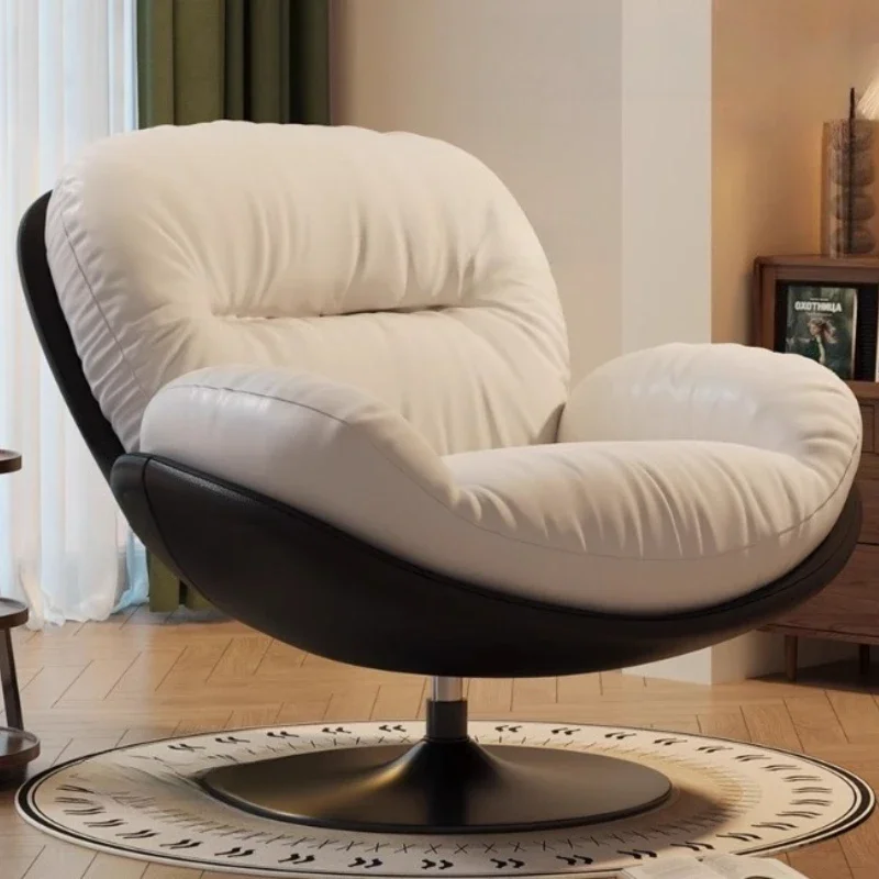 # L Comfortable Designer Chair Elegant Fashion Designerskie Furniture Modern Creative Sofa Chair Rotatable Balcony Luxury