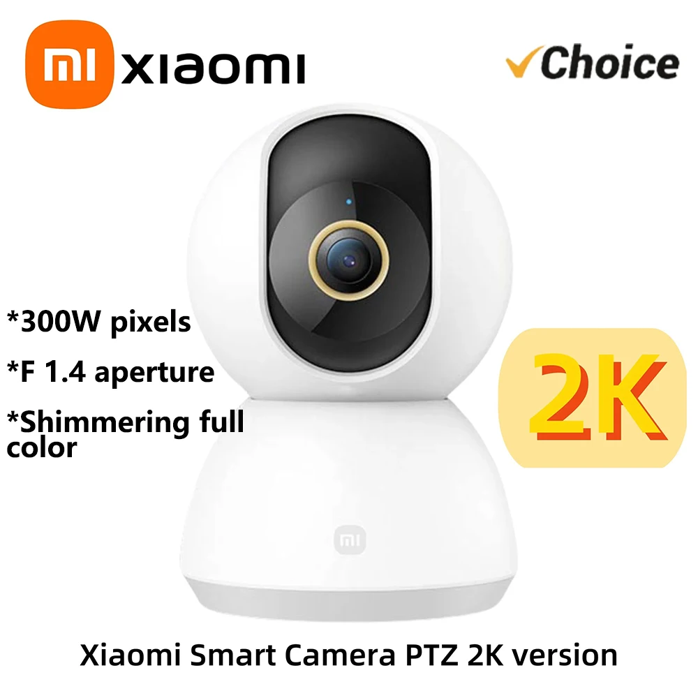 كاميرا Xiaomi الذكية 2K 1296P HD 360 زاوية مراقبة أمن الطفل الداخلي WIFI كاميرا ويب ليلية كاميرا فيديو IP Mi Smart Home -CN