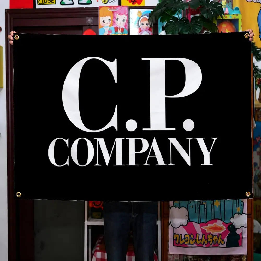Fashion C.P. Company POP Fashion Flags Wall Hanging Background Flag Wall Decor Banners for Outdoor Bedroom Dorm Room Decor