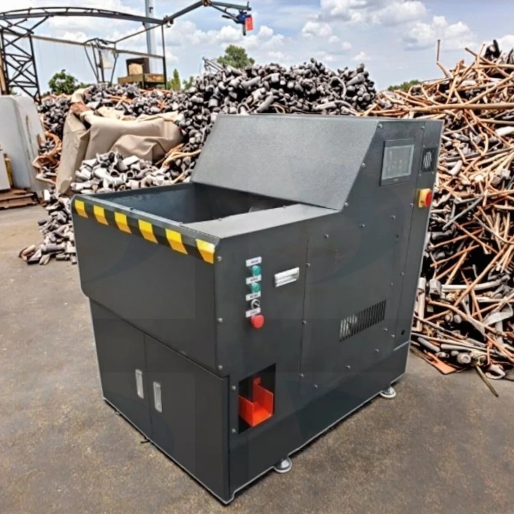 hot High Quality   Metal Cast Iron Chips Compactor  Automotive Scrap Recycling Energy Saving Briquetting Press  Machine
