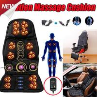 Universal Massage Chair Cushion Soft Full Body Massager Car Interior Accessories Shoulder Back Massage Mat Portable Car Cushion