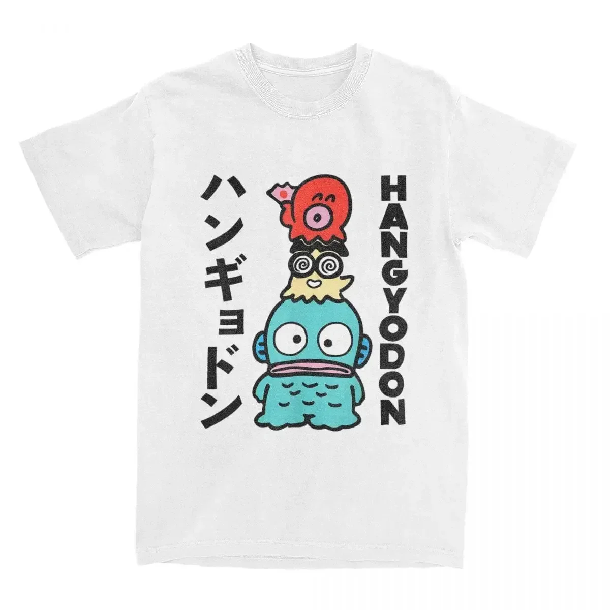 Hangyodon Japanese for Men Women T Shirt Vintage Tee Shirt Short Sleeve O Neck T-Shirts Summer Clothes Y2k Top  Women Clothing