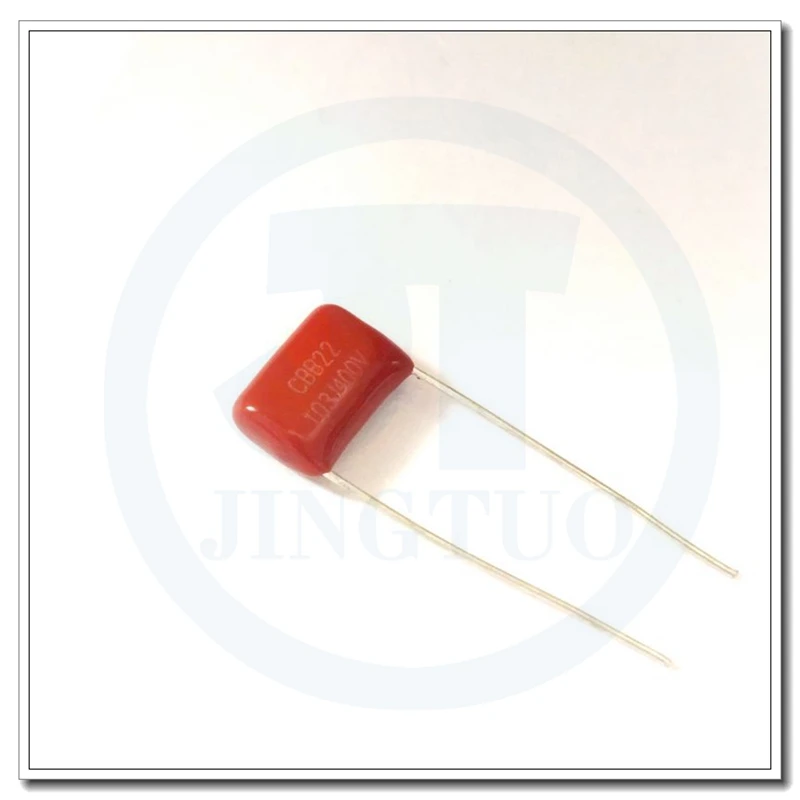 50pcs CBB22 103J400V 400V103J 10nF P10 Lead Pitch 10mm Metallized Polypropylene Film Capacitor