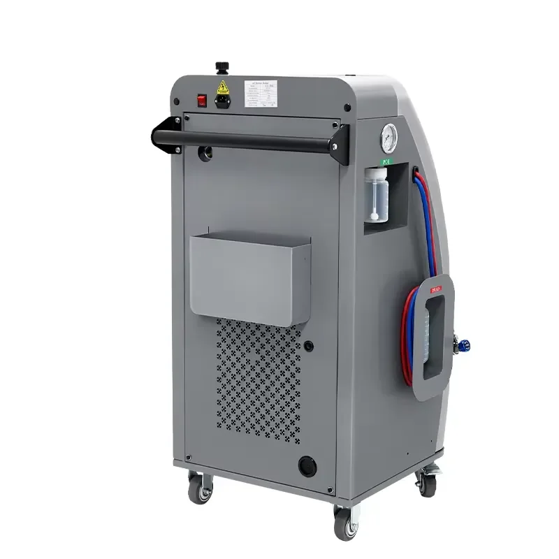 Auto AC Service Machine Recovery Vacuum Recharge for R134a R1234yf Vehicles Compact Design with LCD Control System