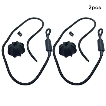 2 قطعة سيارة الرف الخلفي الأشرطة الكرة عقد الحبل مركبة الباب الخلفي الحبل جذع تخزين حزمة صينية غطاء حبل النايلون الرافعة