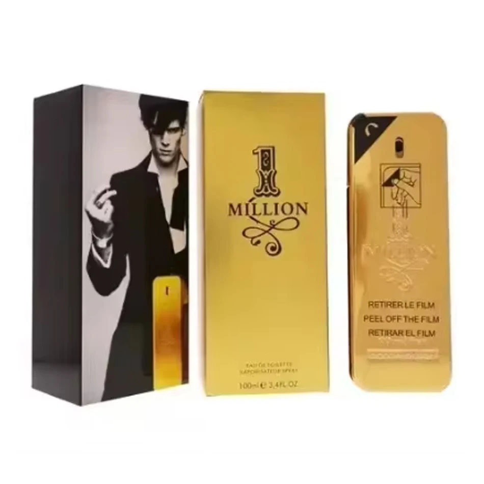 2024 New Soft Golden Millionaire Men\'S Seductive Leather Notes Best Gifts For Men And Women 100ml