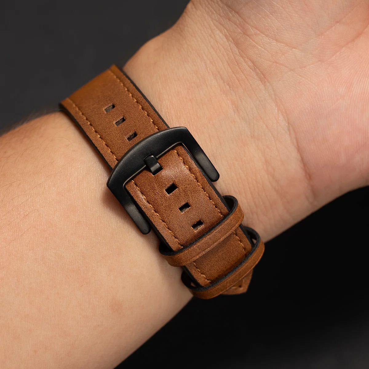 No Gaps Leather Strap for Samsung Galaxy Watch 8 Classic/8 40mm 44mm Wristband Bracelet for Galaxy Watch Ultra 2025 47mm Band image 3