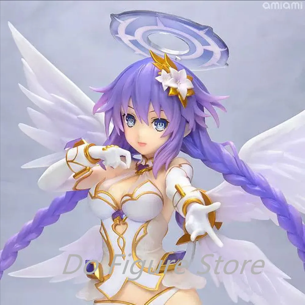 25cm Anime Hyperdimension Neptunia Purple Heart Neptune PVC Action Figures Collectibl Model Toys For Children Gift