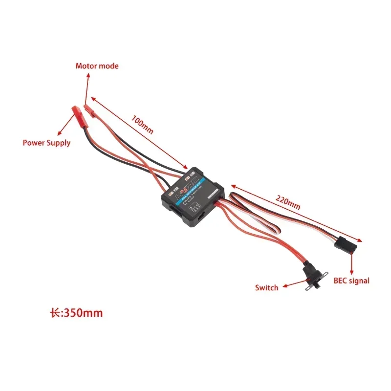 สำหรับ SCX24ตามแนวแกน90081 1/24รถรุ่น RC อลูมิเนียมกล่องเกียร์กลางชุดมอเตอร์ ESC