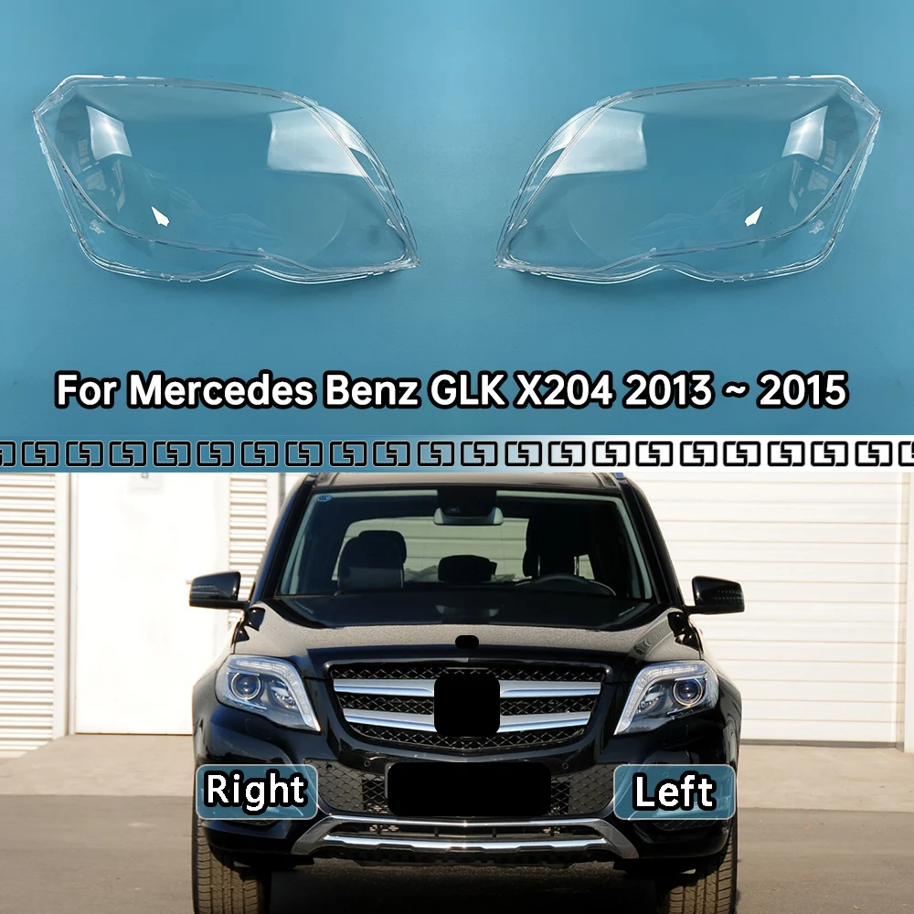 

For Mercedes Benz GLK X204 GLK200 GLK260 GLK300 GLK350 2013 2014 2015 Auto Accessory Transparent PC Material Headlight Cover