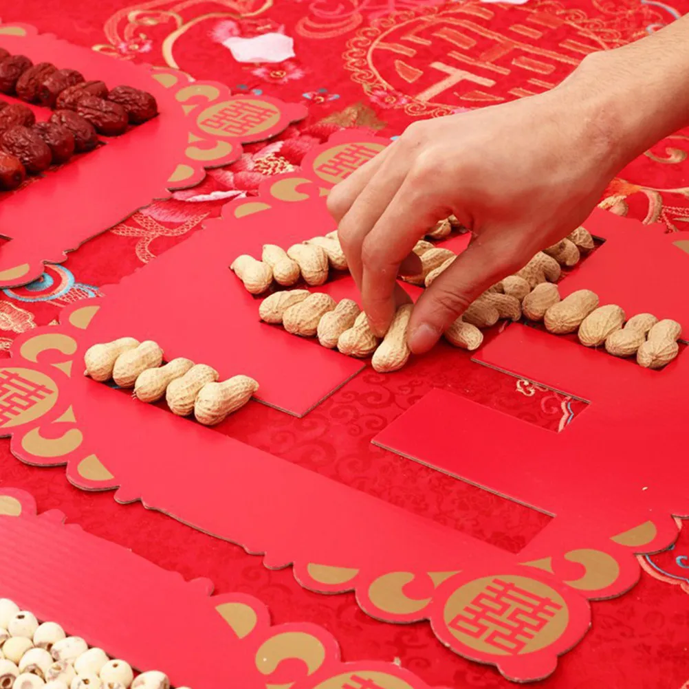 

Набор из 4 многоразовых форм для украшения свадебной комнаты: высококачественные бумажные шаблоны с надписями для девичника и торжества свадьбы