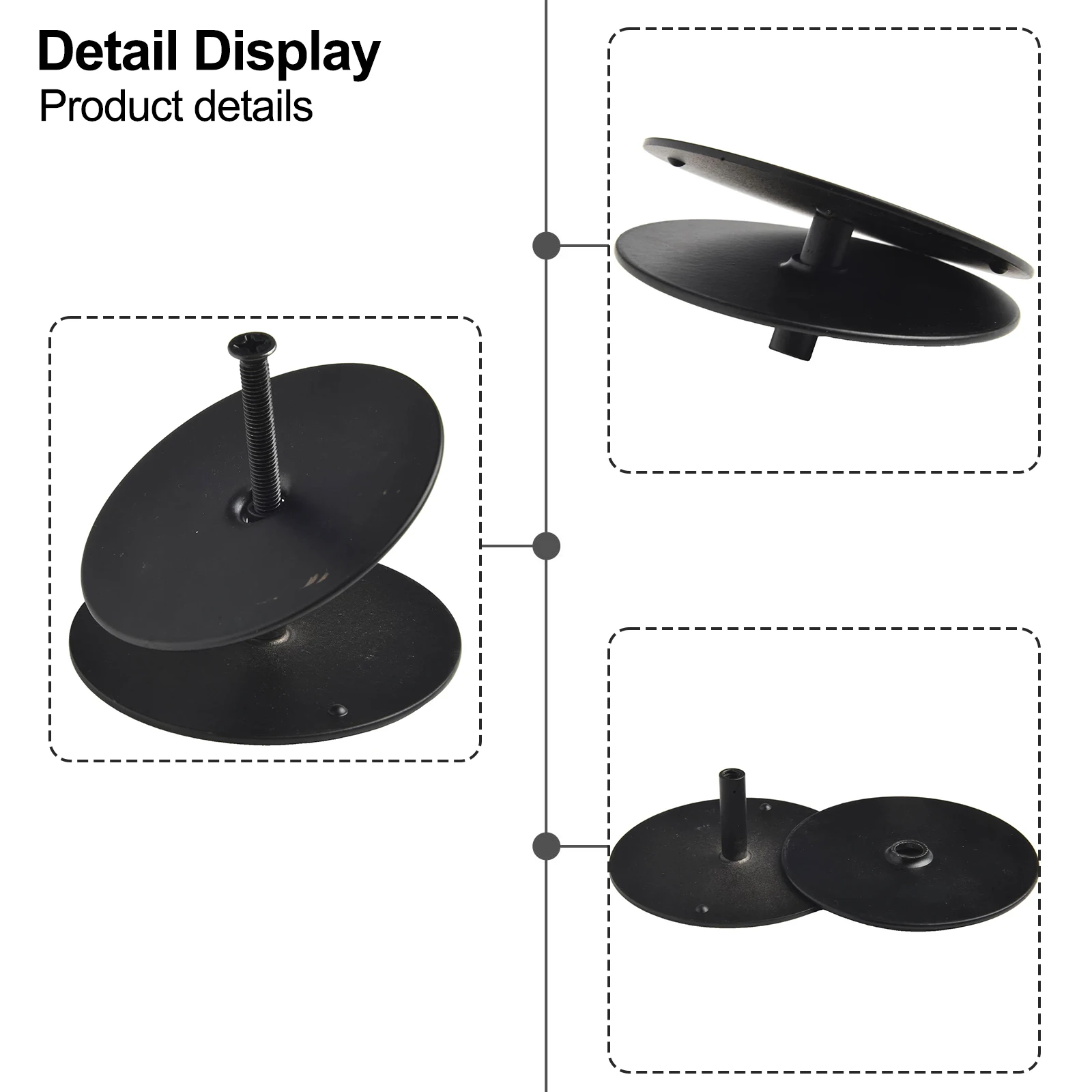 Door Renovation Deadbolt Cover Easy Installation Door Cover Cover Solution Diameter 2-5 8in Installation Flexibility