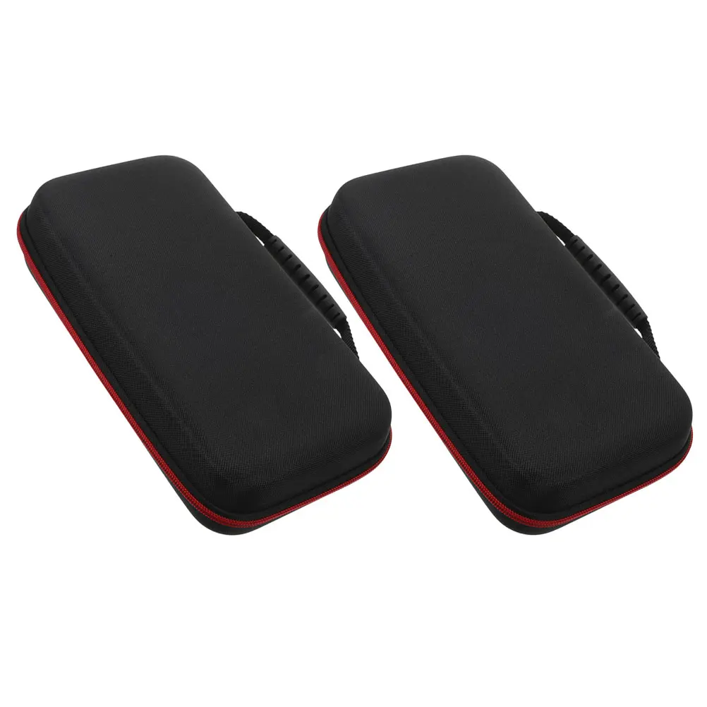 

2 pcs Wireless Microphone Storage Bag Portable Mic Case for Handheld Shockproof Dustproof EVA Travel Carrying Case