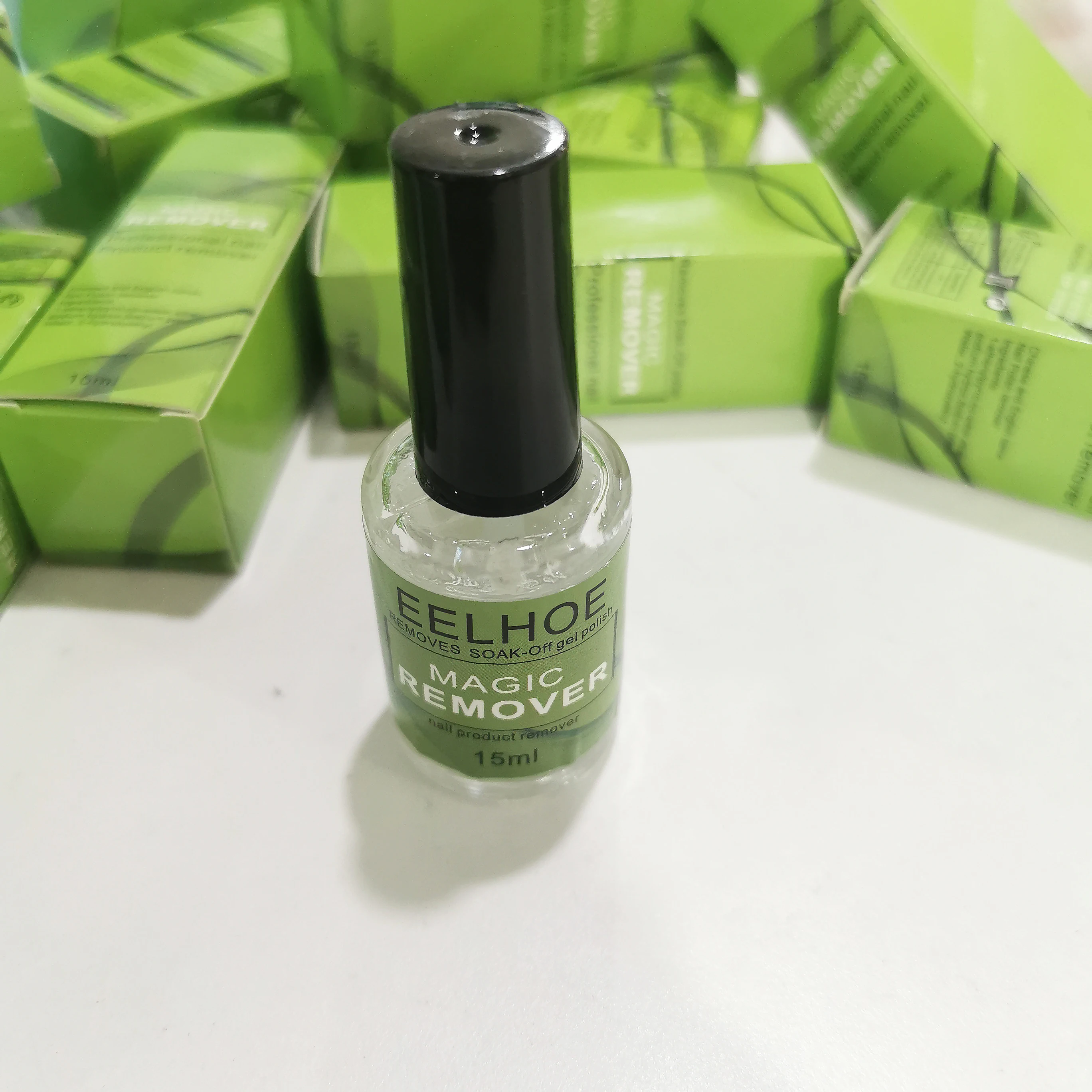 15 ml/Flasche Professioneller Nagellack-Schnellentferner Einfaches, schnelles und sicheres Nagelgel Magic Remover Polish Mildes Entfernen von UV-Gel-BurstLiquid