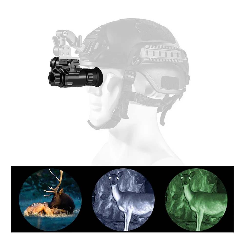 NVG10 Night Vision Monocular Goggles WIFI Tactical Helmet Head 200m/656ft Wifi Infrared Digital Trail Camera For Hunting