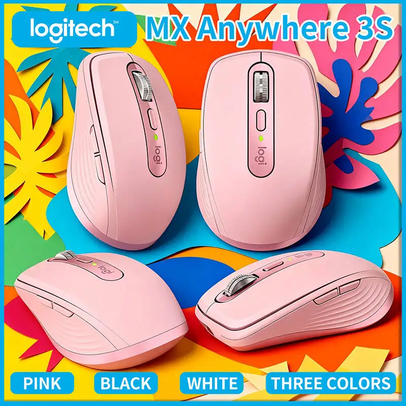 

Профессиональная мышь Logitech MX Anywhere 3S — 8K DPI, прокрутка MagSpeed, подключение 3 устройств, зарядка через USB-C, поддержка нескольких GPS/офис