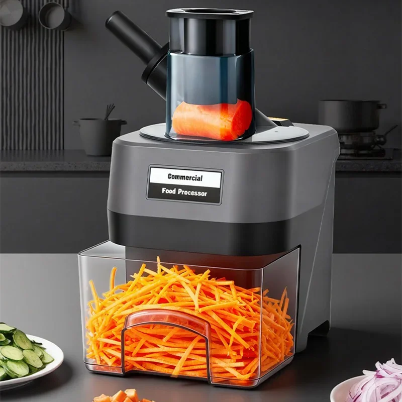 4-in-1 Vege Cutter Automatic Food Processor All-in-One Slicer and Dicer Carrot and Cucumber Julienne