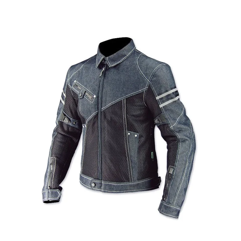 

Motorcycle Jacket Classic JK-006 Racing Jacket Off-road Jacket Denim Mesh Racing Suit With Elbow And Back Protection