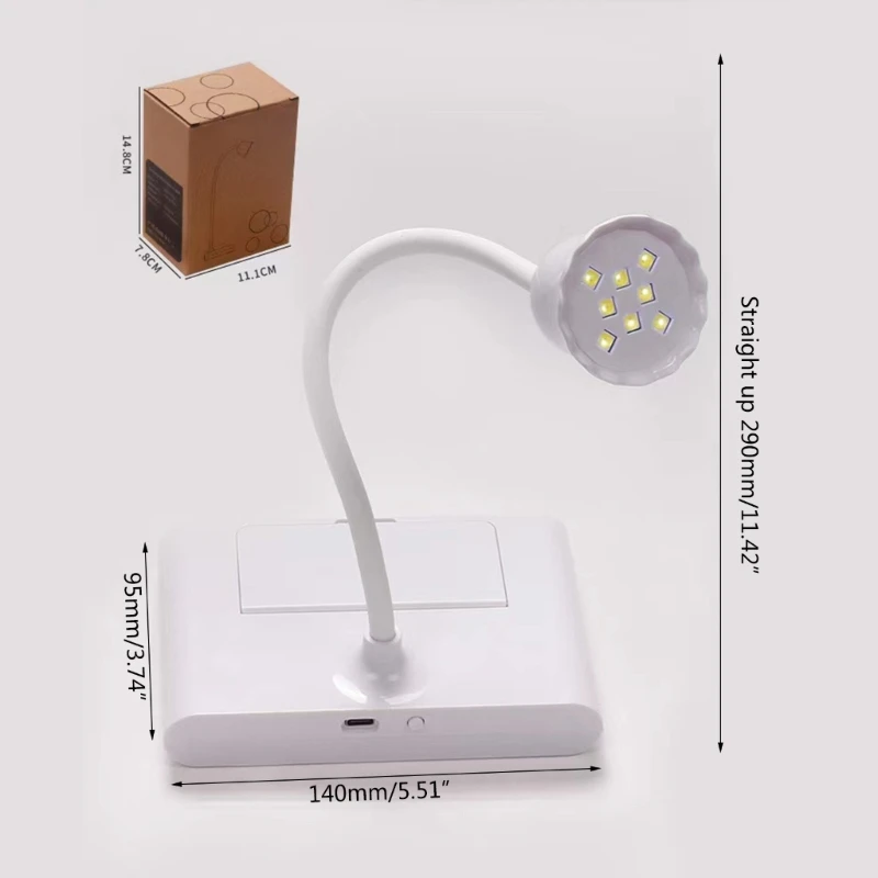 UV LED 네일 램프, 20W 네일 건조기 네일 젤 폴란드어 경화 램프 회전식 네일 라이트 Dropship