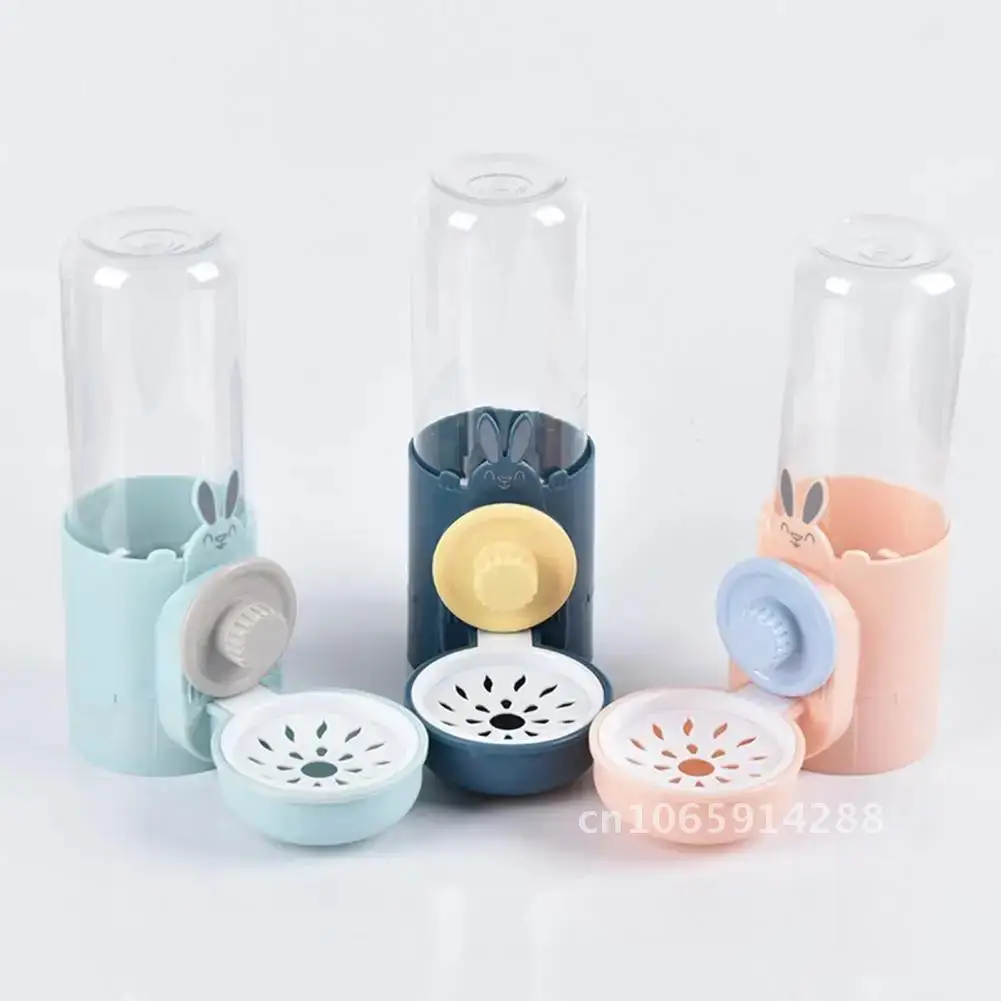 500ml Water Rabbit Automatic Feeder Hangable Removable Small Dispenser Doggy Cat Squirrel Hanging Cage Supplies Water view 3