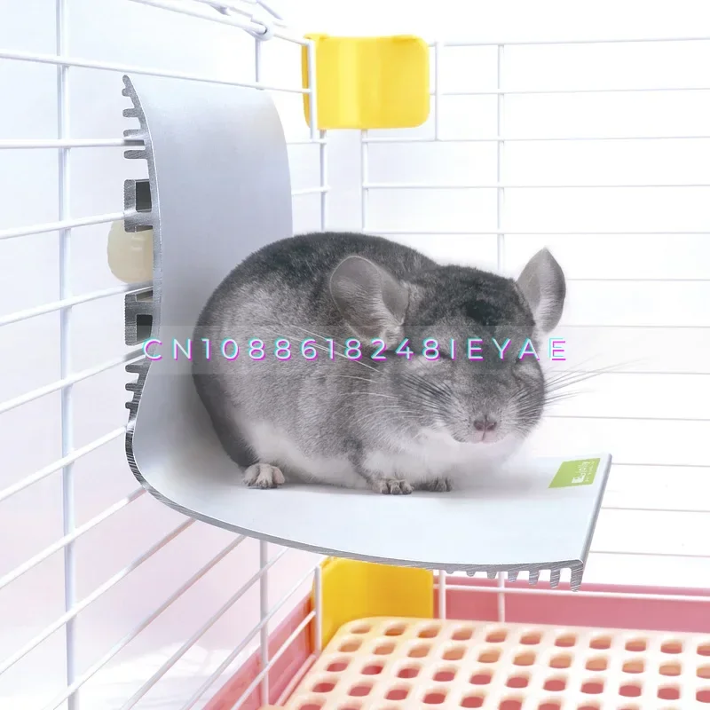 Metal Chinchilla Cooling Plate Chinchilla Guinea Pig Cooling Bed Summer Totoro Ice Pad Chinchilla Bed