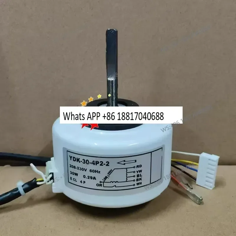 1PC for Air Conditioner 30W Indoor Motor YDK-30-4P2 Replacement Part High Efficiency Quiet Operation Durable AC Fan Motor