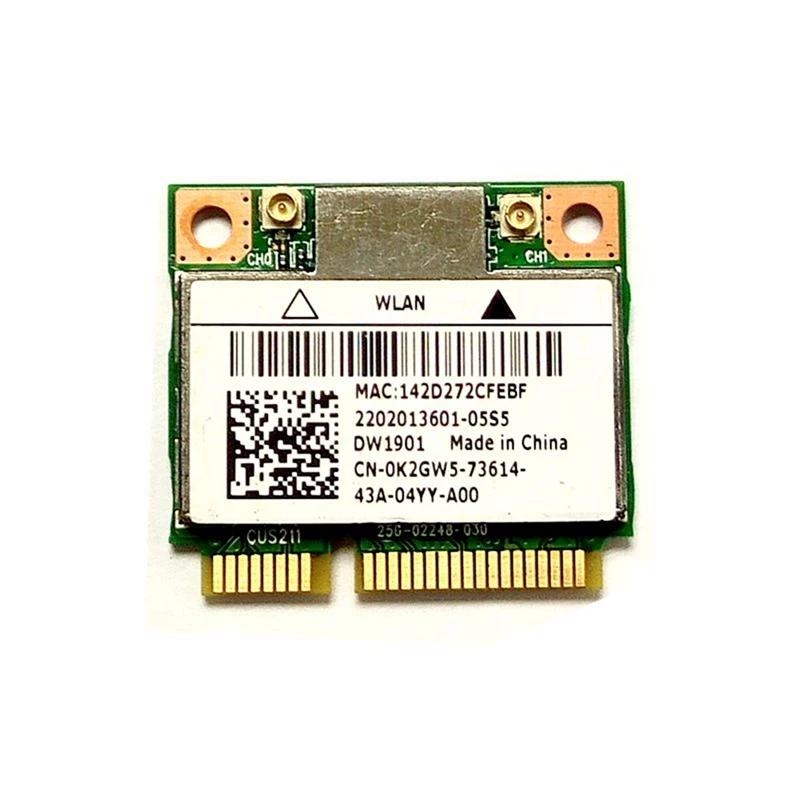 การ์ดเครือข่ายไร้สาย AR5B22 802.11A /b/g/n PCI-E WLAN 2.4G/5GHz 4.0 Wi-Fi การ์ดเครือข่ายไร้สาย Bluetooth4.0