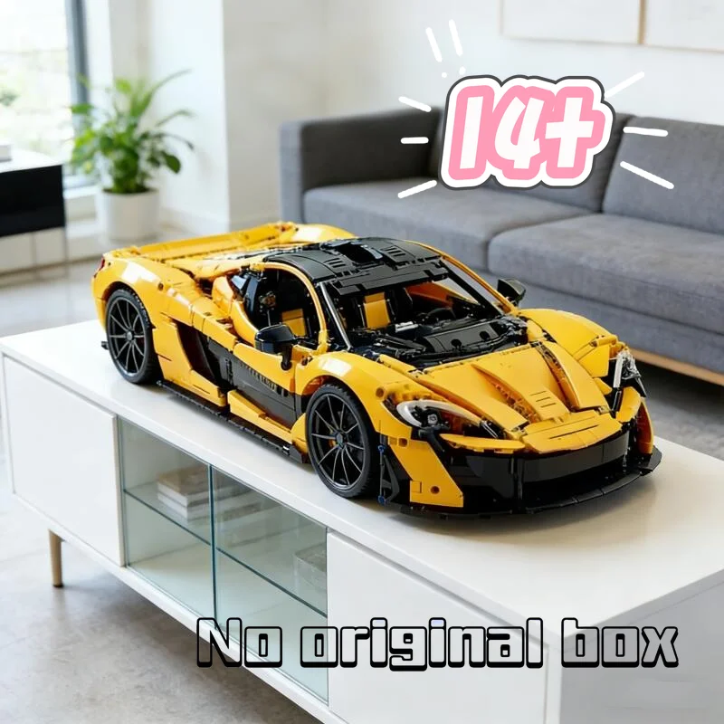 

2026 New MOC 3893PCS Building Blocks 42172 McLaren P1 Bricks Model For Adults Sports Car Toys For Boys Birthday Gifts