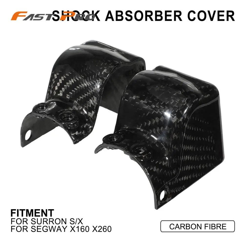 Funparts Shock Absorber Cover Fork Bottom Guard Motorcycle Accessories Carbon Fiber For Surron Lightbee S X Segway X160 X260