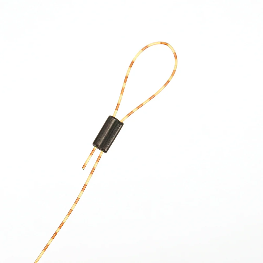 Hirisi 100 Stück Doppel-Kupfer-Angelrohre – Crimp-Hülsen, Angeldraht-Verbinder, Angelzubehör AG161 – Detail 5