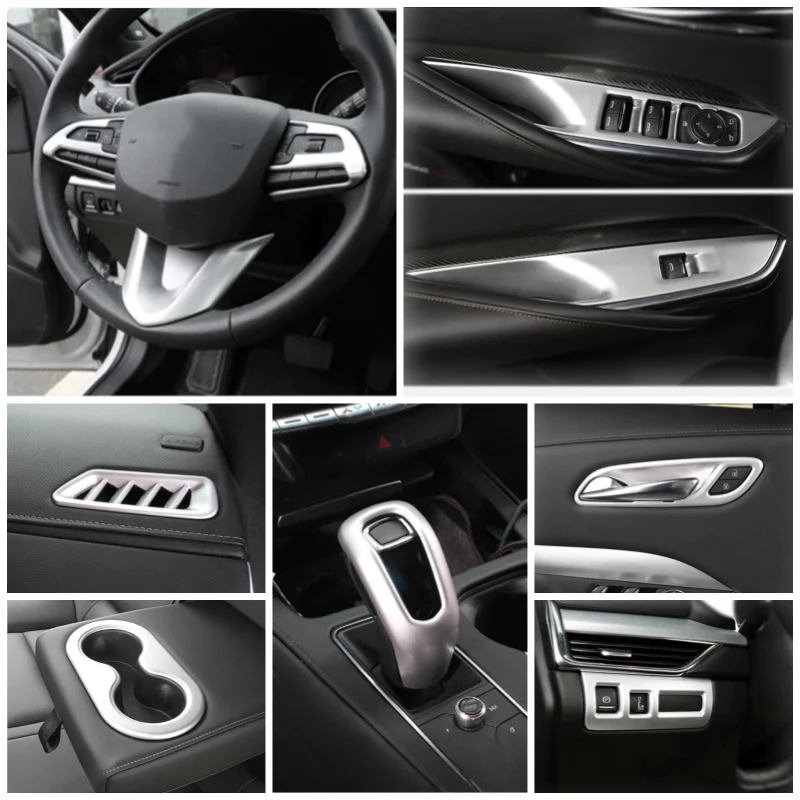 

For Cadillac XT4 2019-2022 2023 LHD Interior Accessories Seat Water Cup Holder Inner Handle Frame Head Lights Lamp Switch