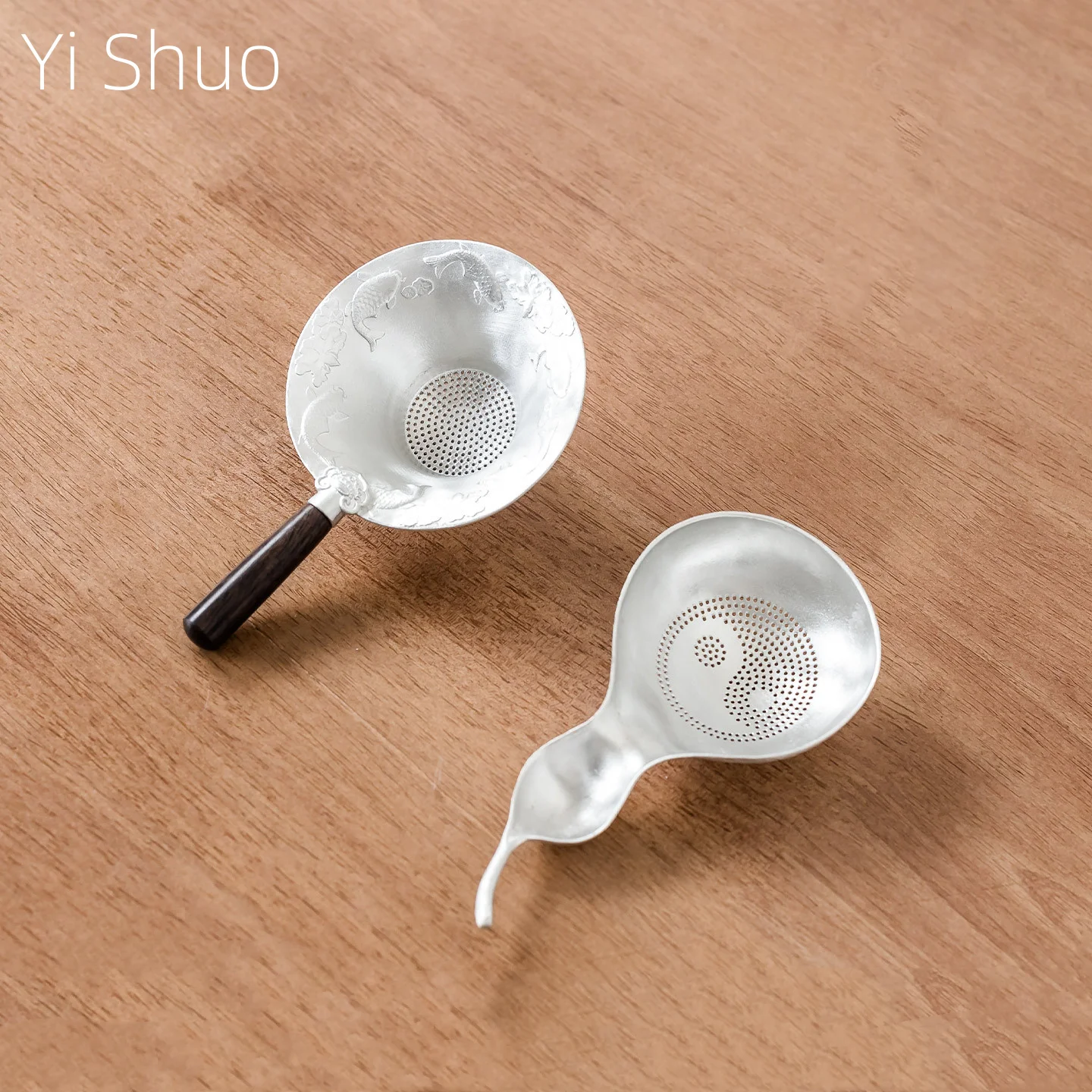 Japanese Handmade Tin Gourd Tea Strainer Creative Tea Infuser Tea Filter Kung Fu