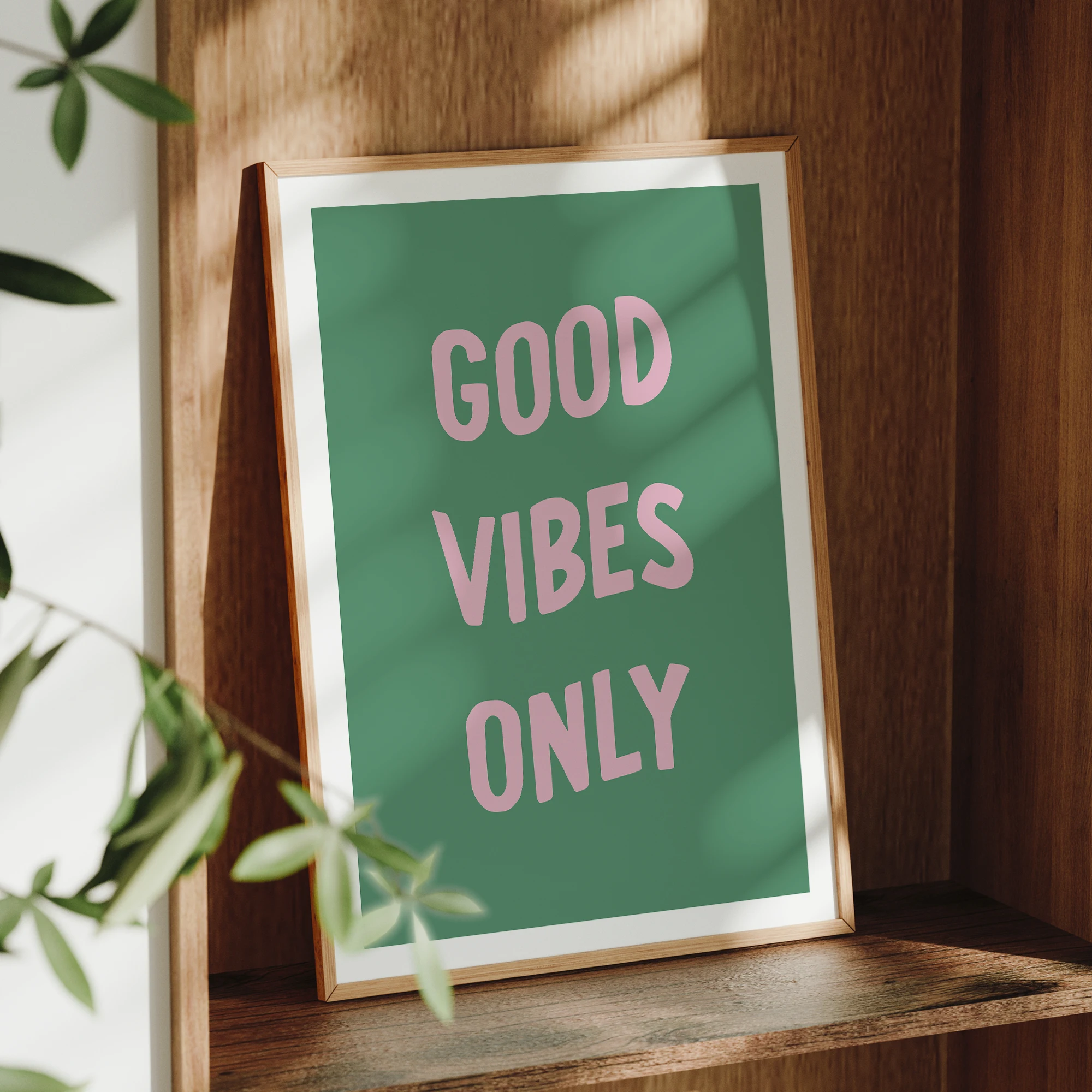 Good Vibes Only Wall Art Prints Canvas Painting Poster Picture For Living Bed Dining  Kitchen Room Home Decor image 3