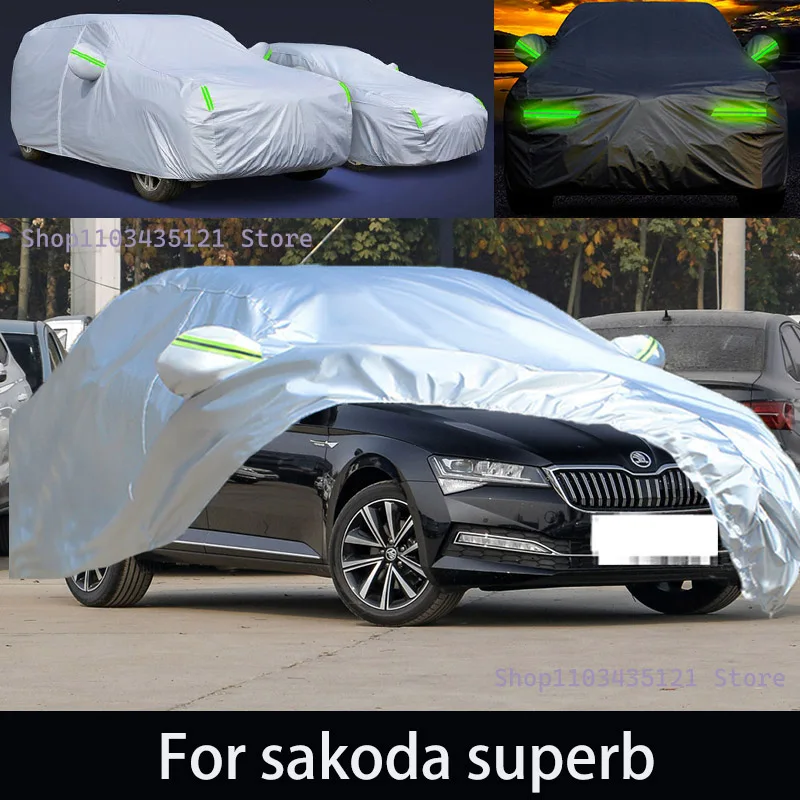 For sakoda superb Outdoor Protection Full Car Covers Snow Cover Sunshade Waterproof Dustproof Exterior Car accessories