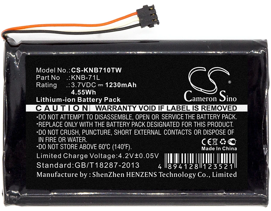 Two Way Radio 1230mAh Battery For KENWOOD KNB-61L KNB-71L PKT-23  PKT-23K  ProTalk LT  PKT-03K