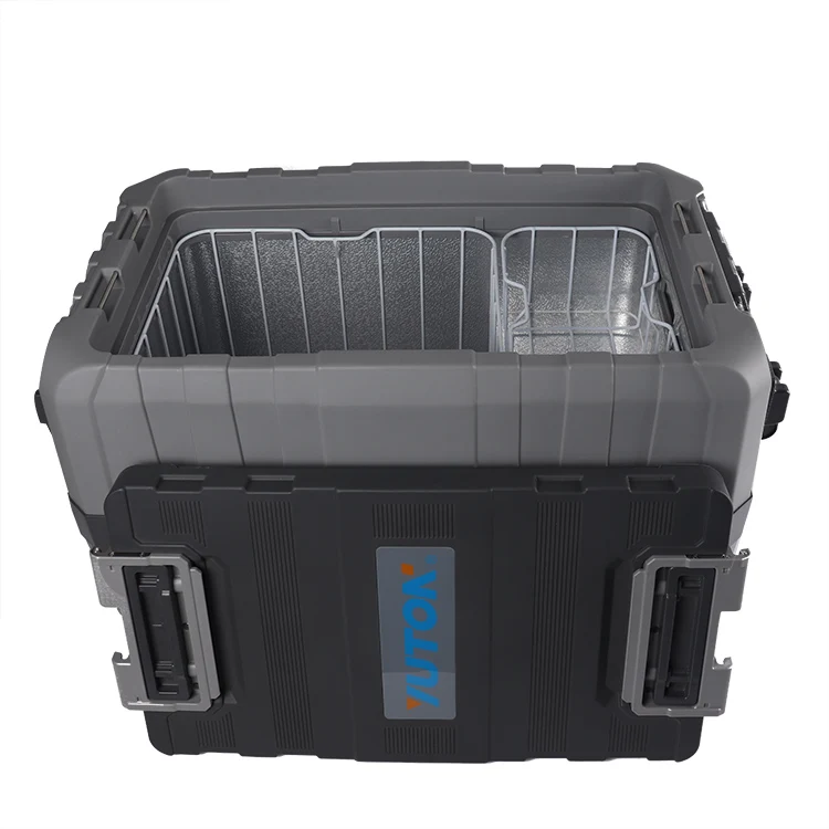 

Low Noise Double Zone Car Fridge Portable Refrigerator Trip Patio Picnic Tent Compressor Camping Rv Fridge Freezer
