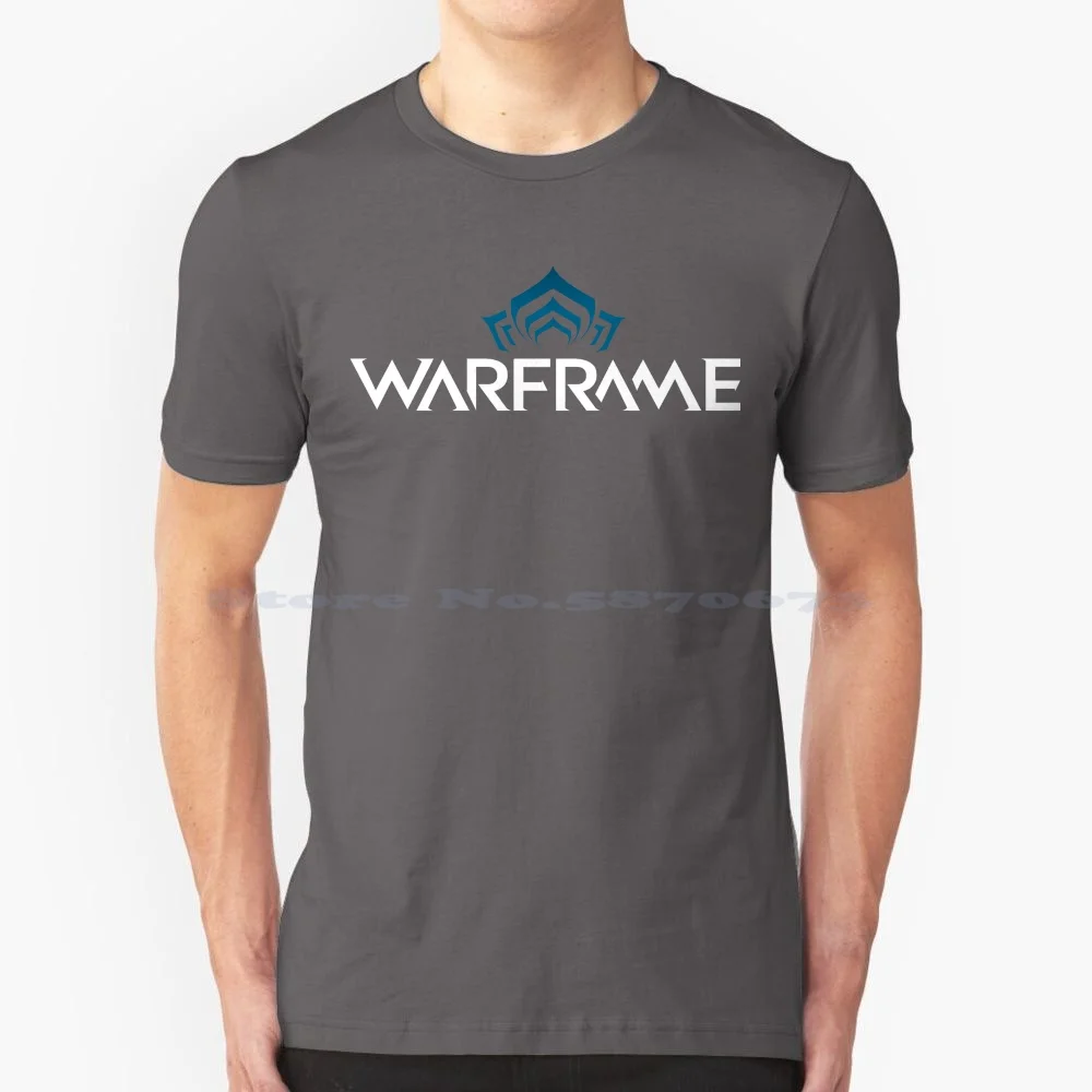 Warframe T Shirt 100% Cotton Tee Warframe Heart Of Deimos Dark Sector Play Free Tenno Lunaro Empyrean Lotus Sentient Lua The