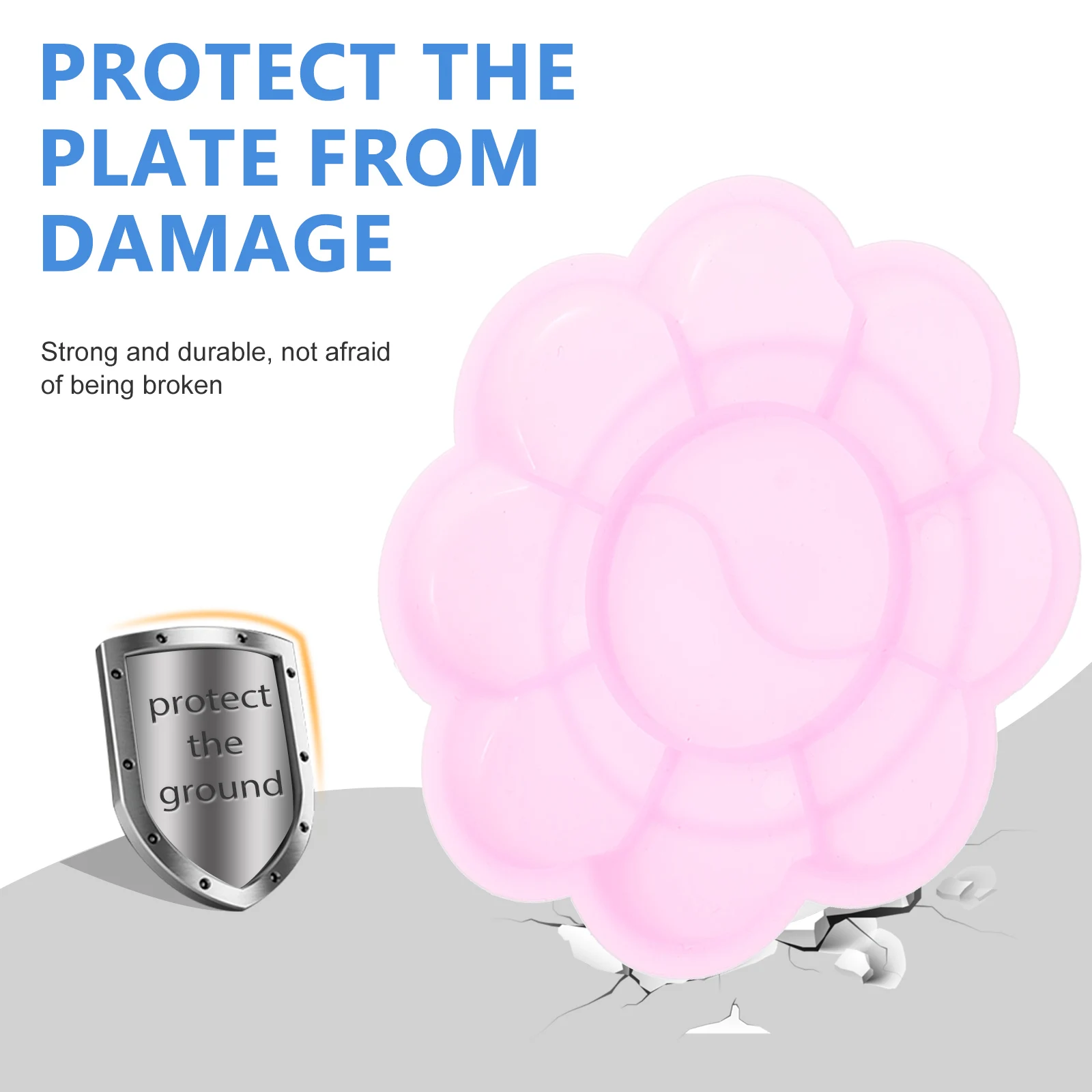 

100Pcs Color Mixing Board High Quality Plastic Painting Tray for Artists Students Kids Easy Projects Art Drawing