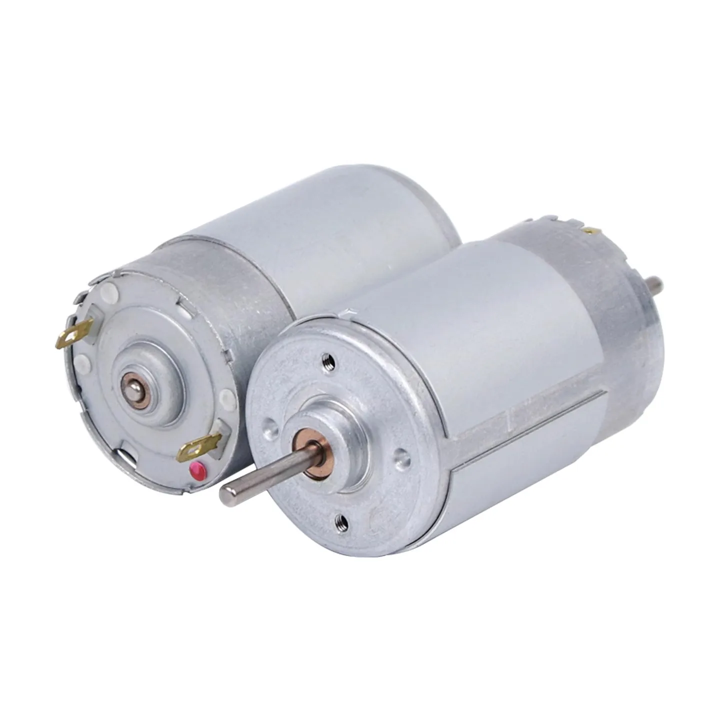 

Dual shaft 555 DC motor 24V 12V miniature brushed high-speed high-power speed regulation small generator motor