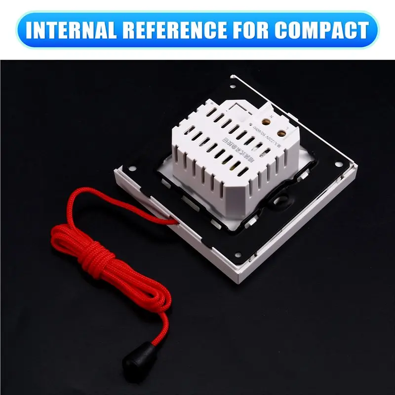 CABE-Zigbee زر الطوارئ الجدار التبديل تويا المنزل الذكي APP التحكم 8X6 مستشعر إنذار ذكي عن بعد #6